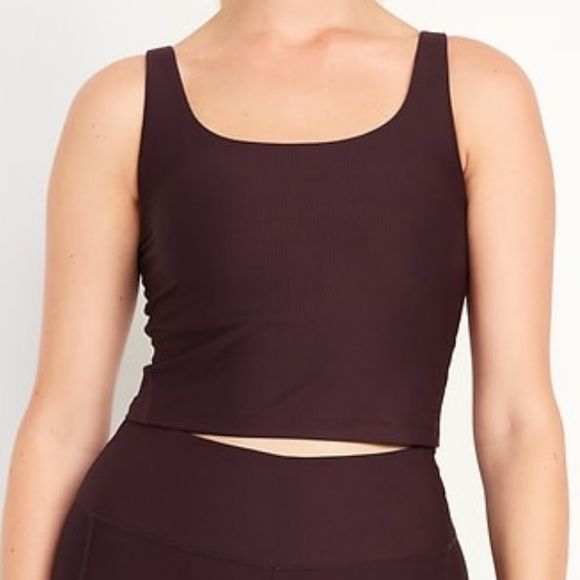 Old Navy Tops - Old Navy Light Support PowerSoft Ribbed Longline Sports Bra